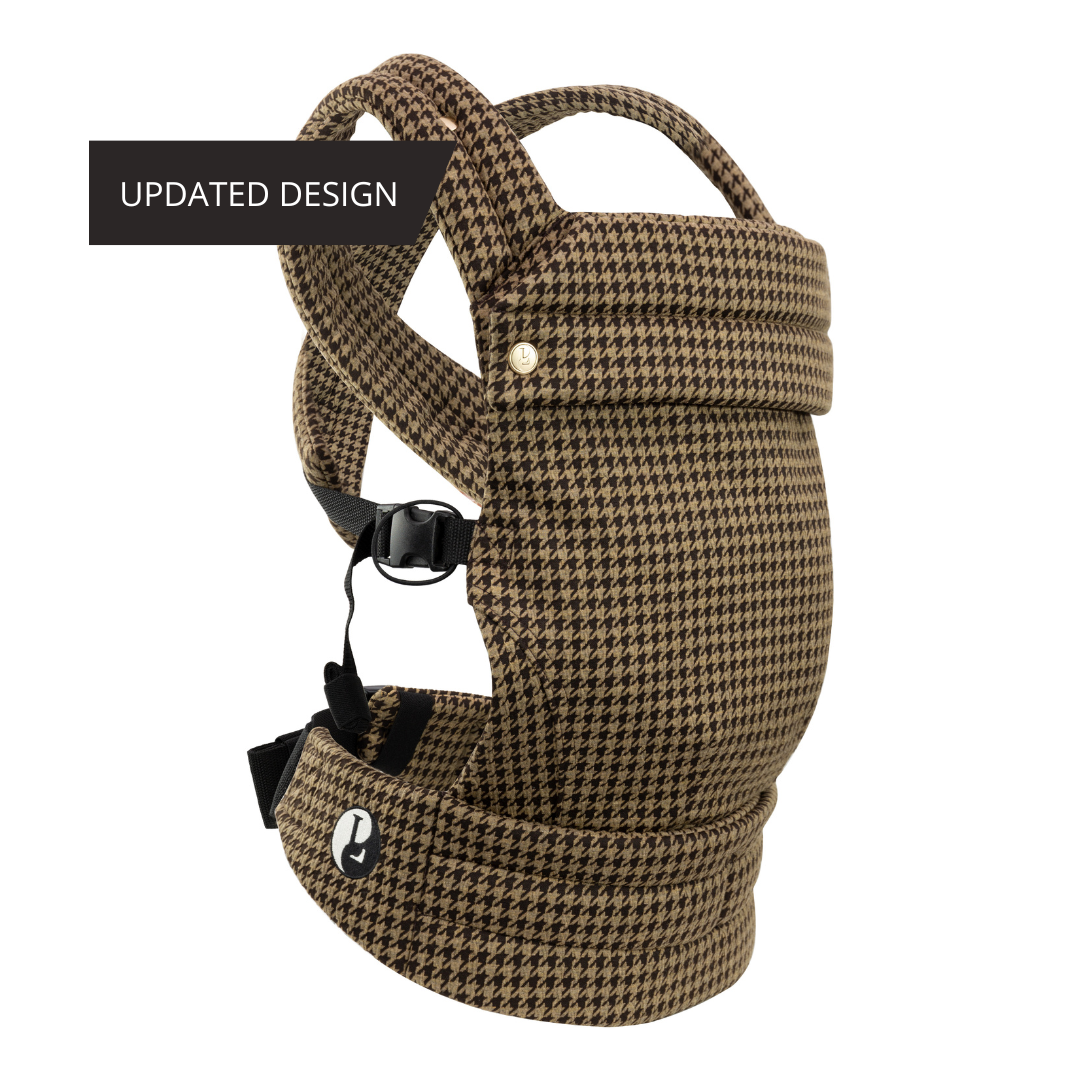 Draagzak baby - Houndstooth Brown