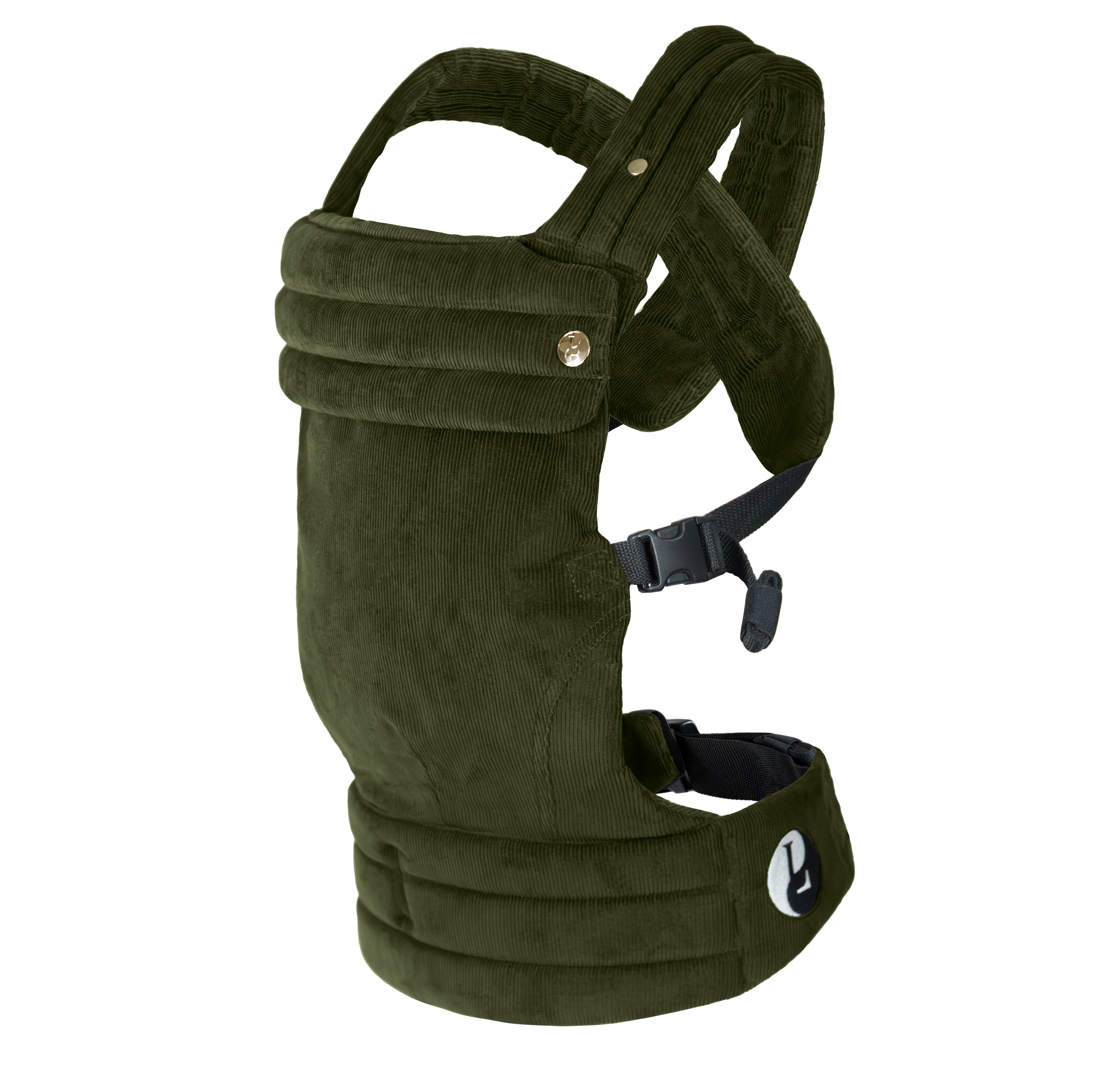 Draagzak baby - Corduroy Olive Green