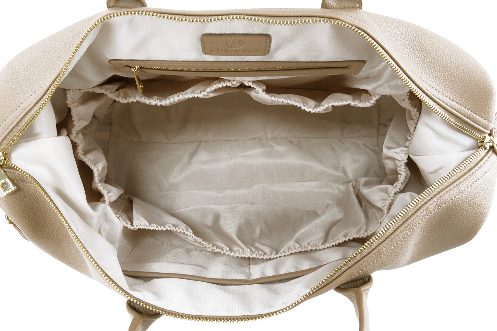 Luiertas - Leather Beige