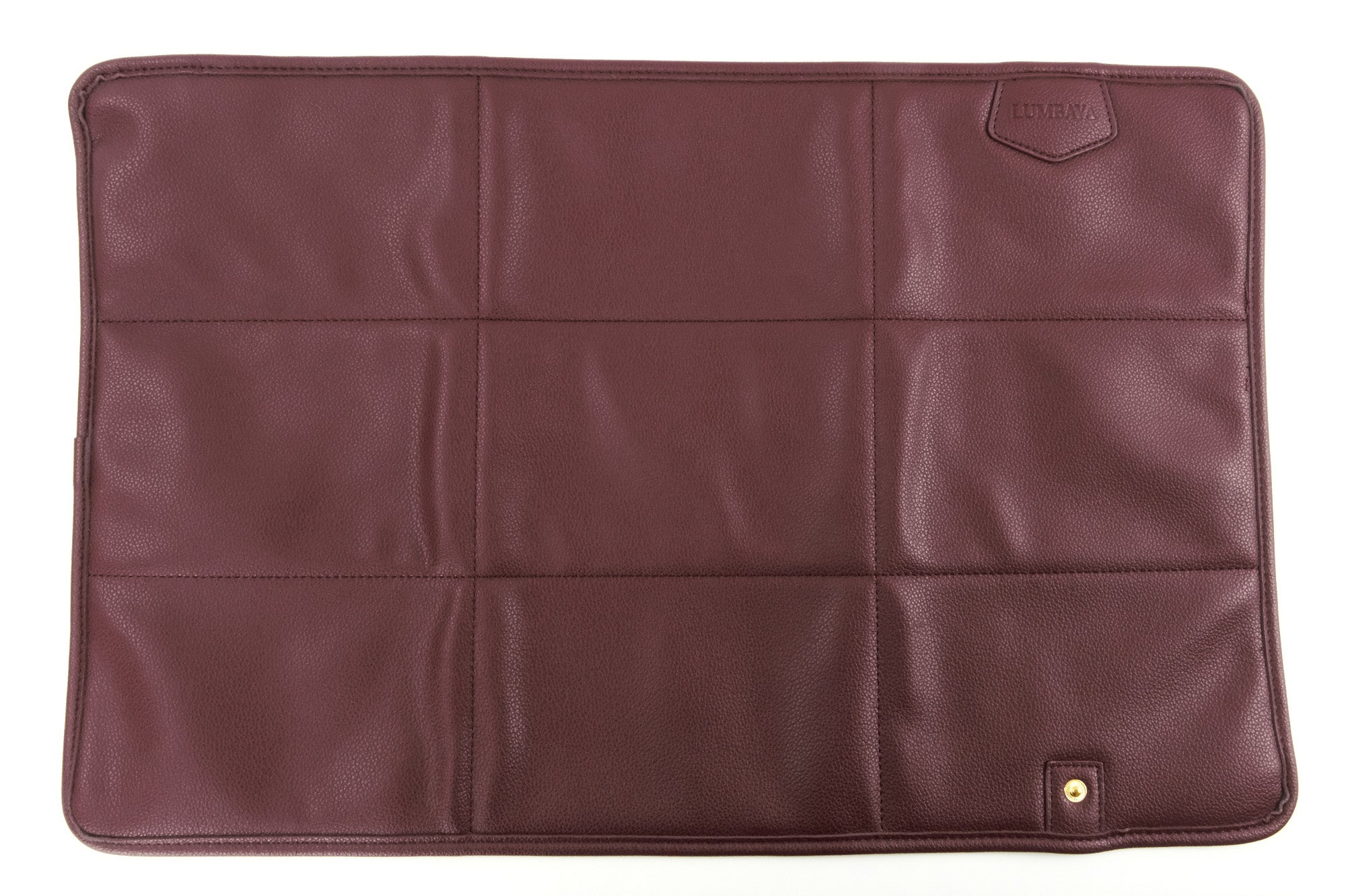 Luiertas - Leather Burgundy