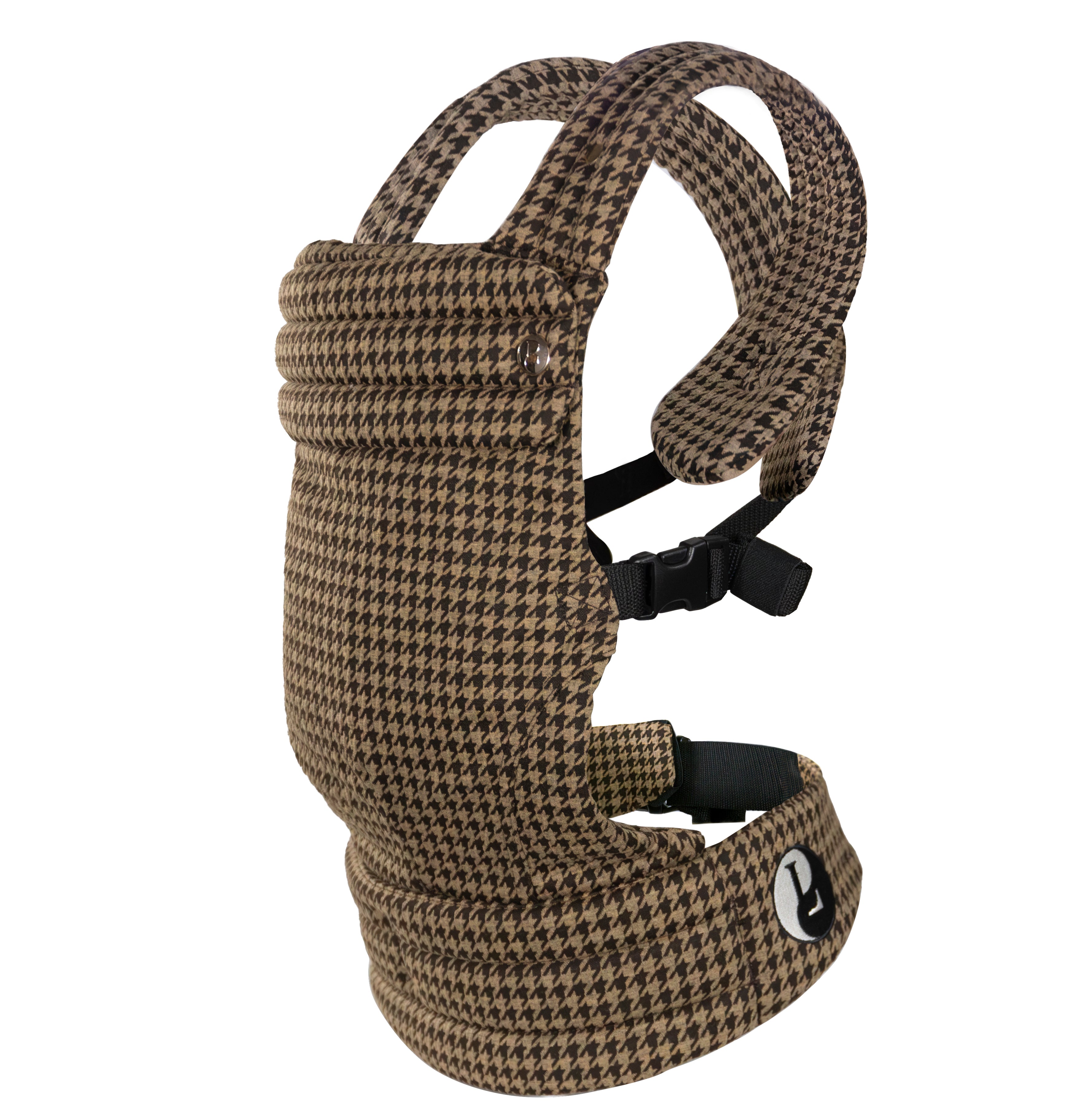 Draagzak baby - Houndstooth Brown