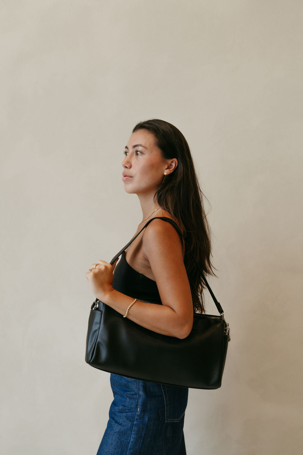 Diaper Bag LUMÉ Midi - Black