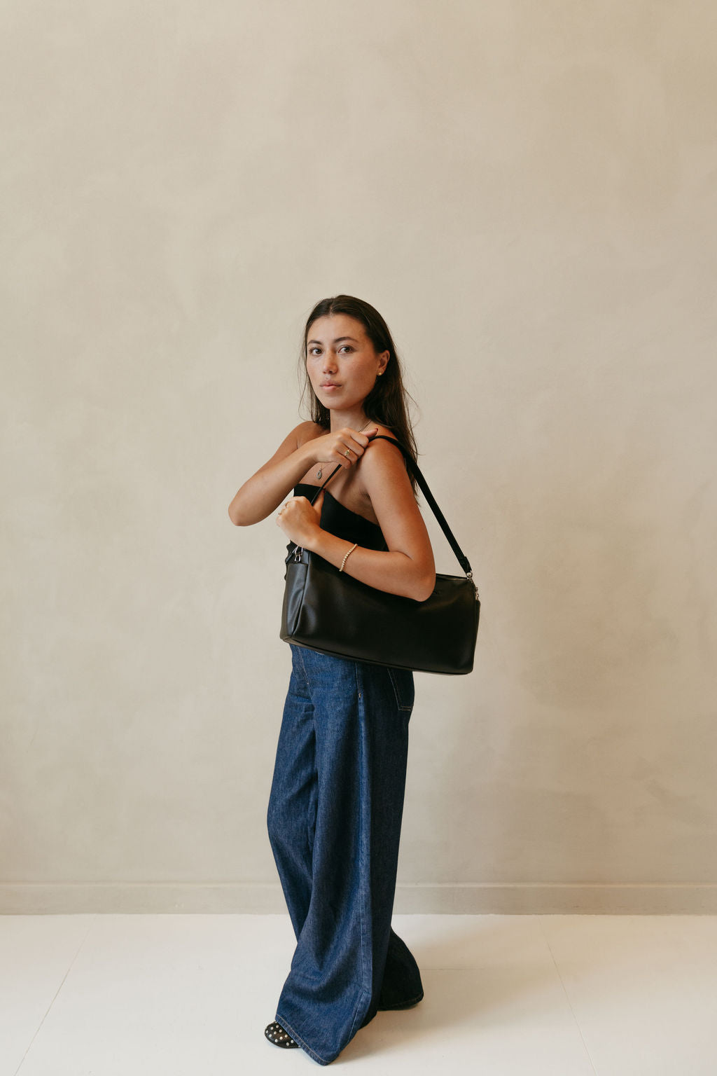 Diaper Bag LUMÉ Midi - Black