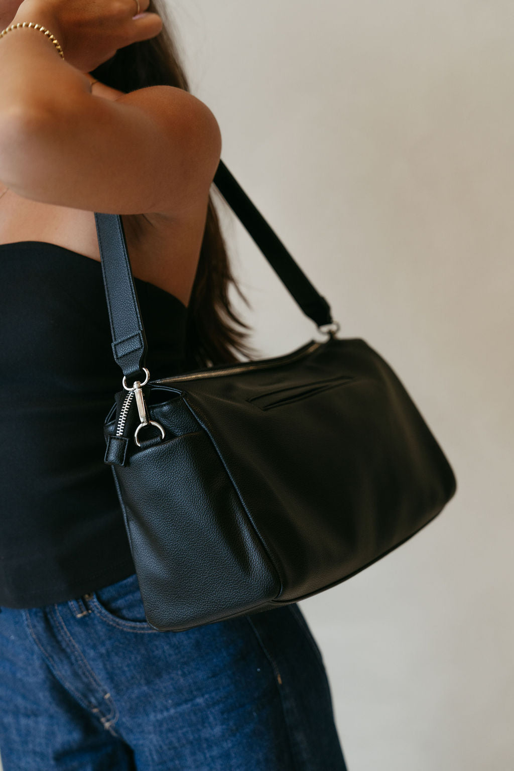 Diaper Bag LUMÉ Midi - Black