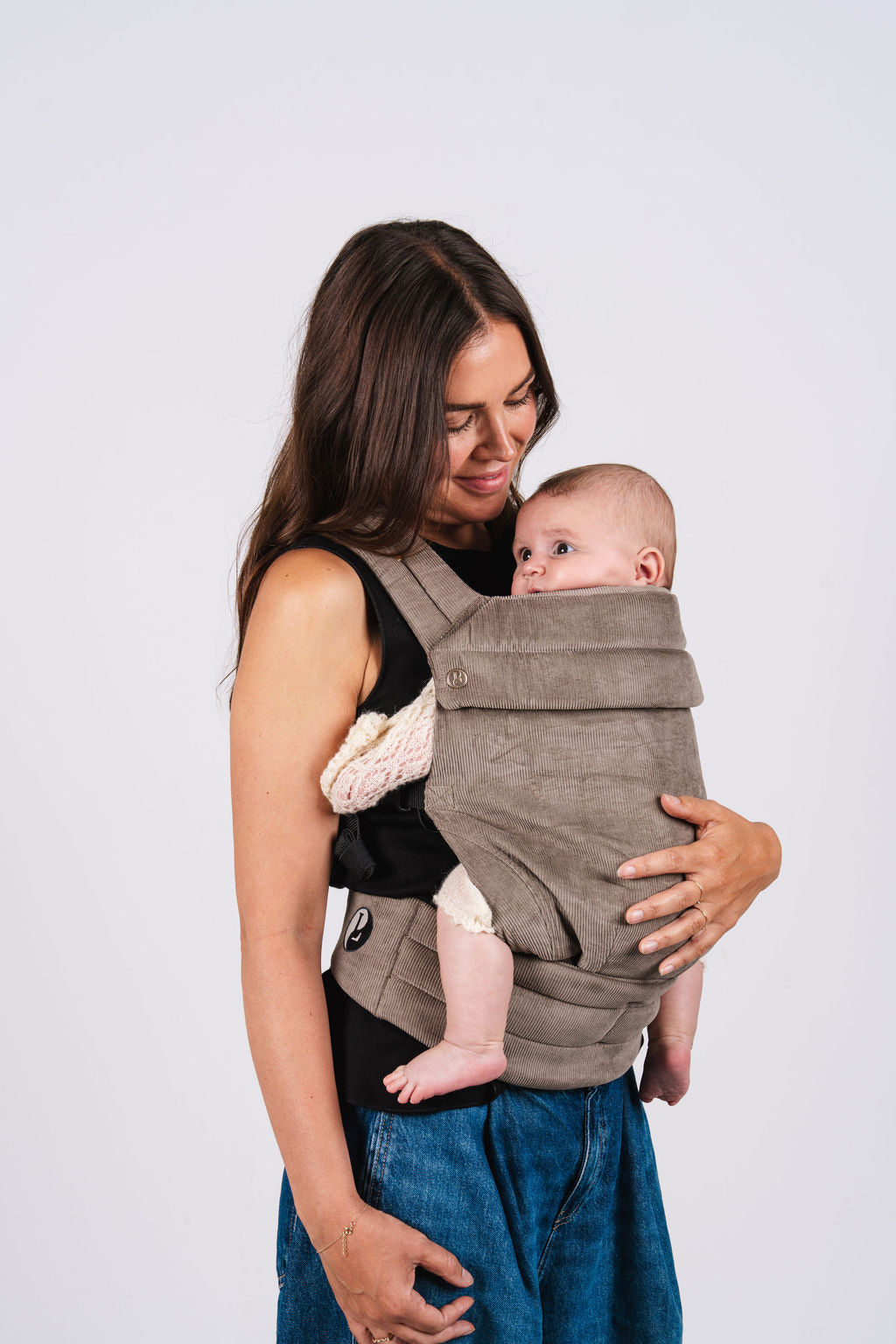 Draagzak Baby – Corduroy Taupe