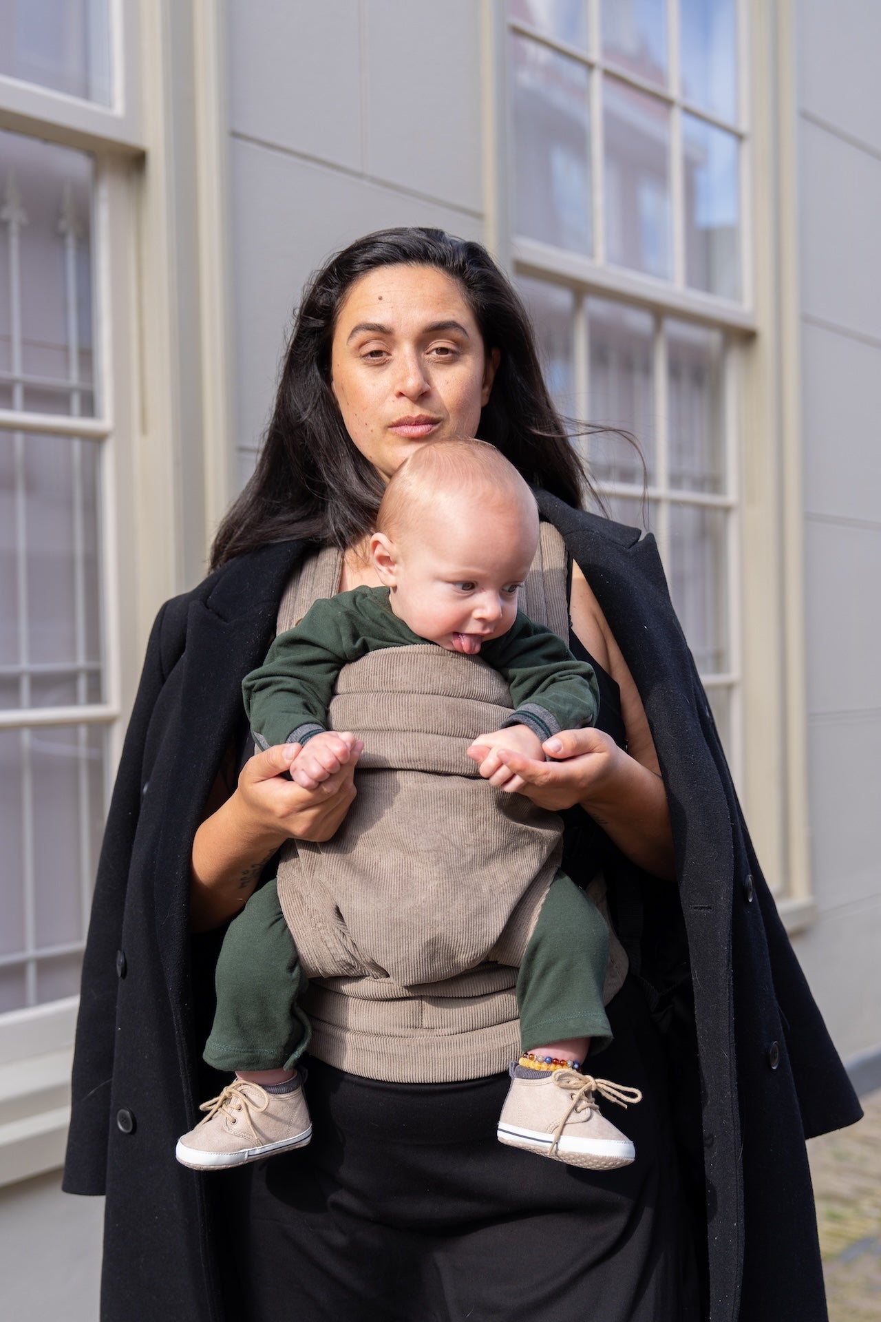 Draagzak Baby – Corduroy Taupe