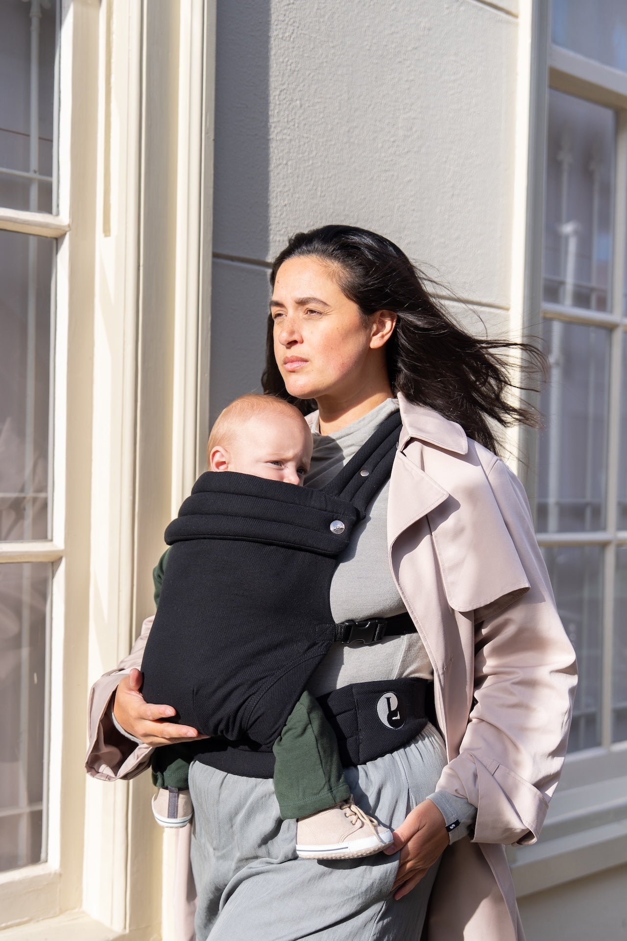 Draagzak baby - Organic Black