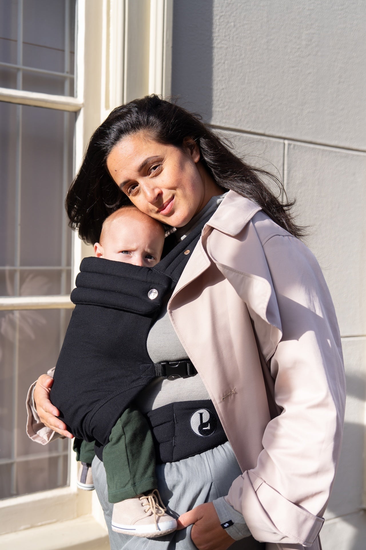 Draagzak baby - Organic Black