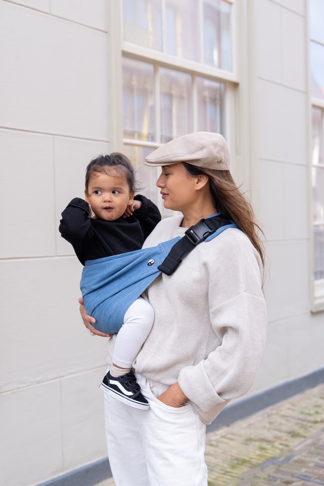 Heupdrager peuter - Denim Blue