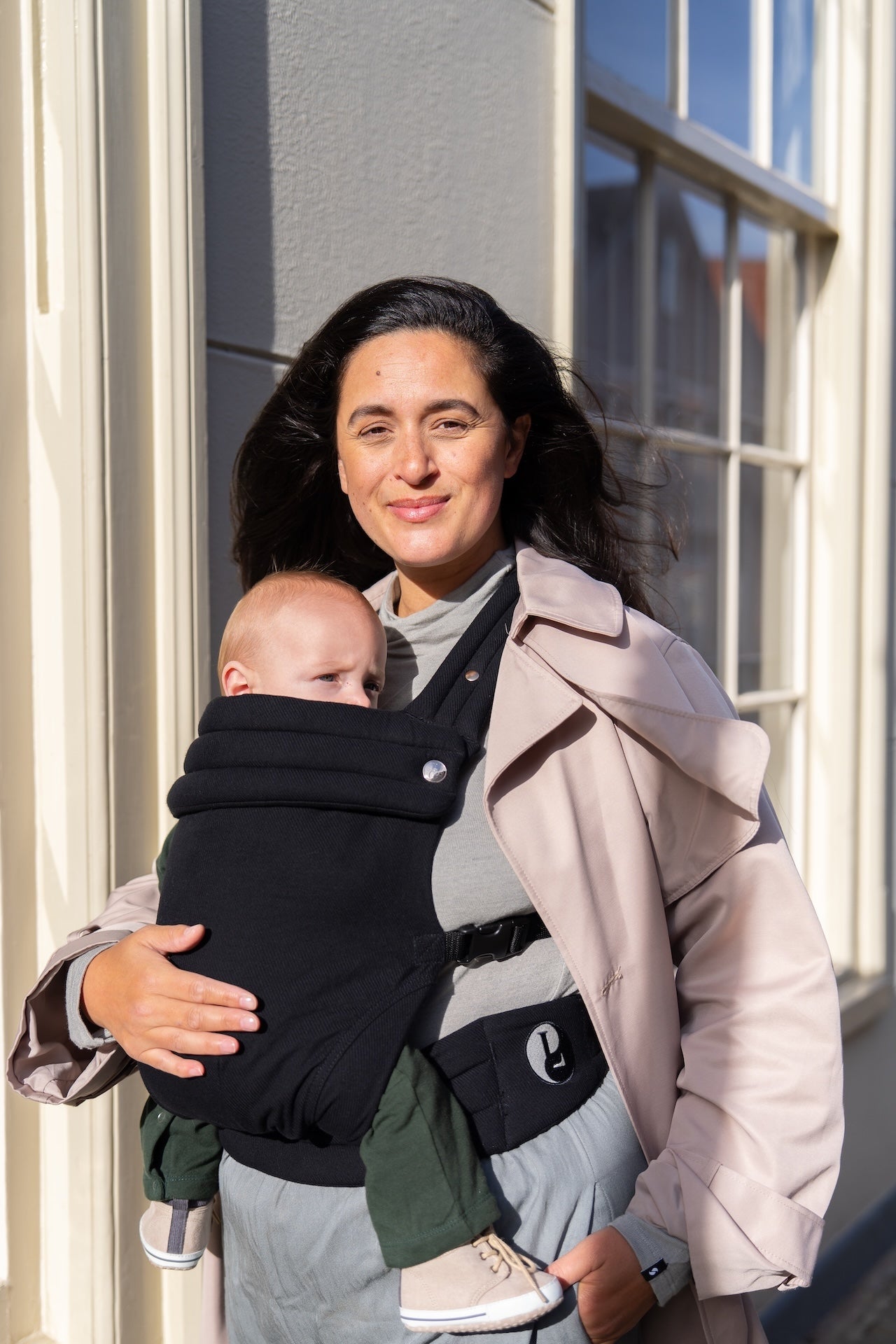 Draagzak baby - Organic Black