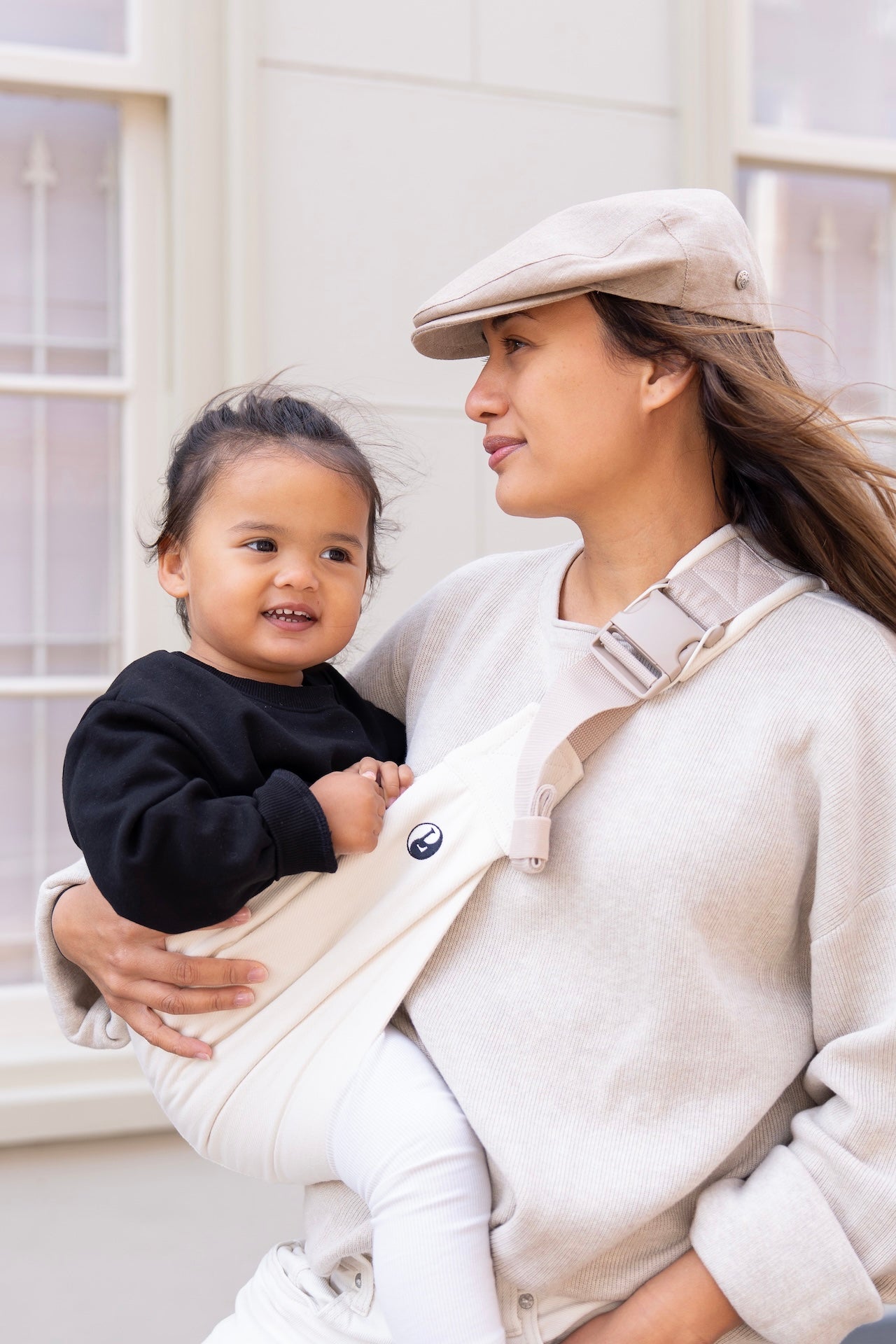 Heupdrager peuter - Organic Beige