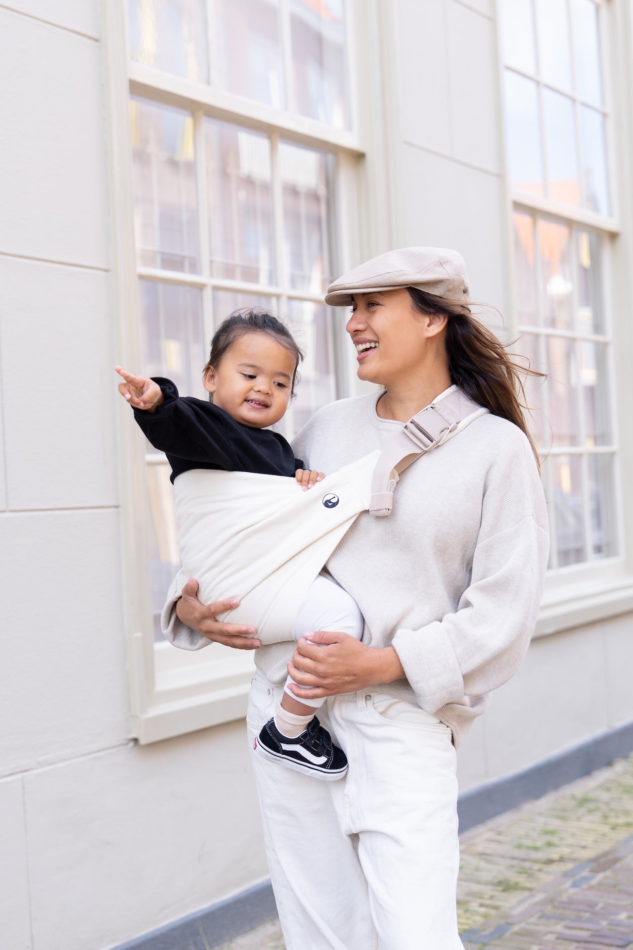 Hip Carrier Toddler - Organic Beige