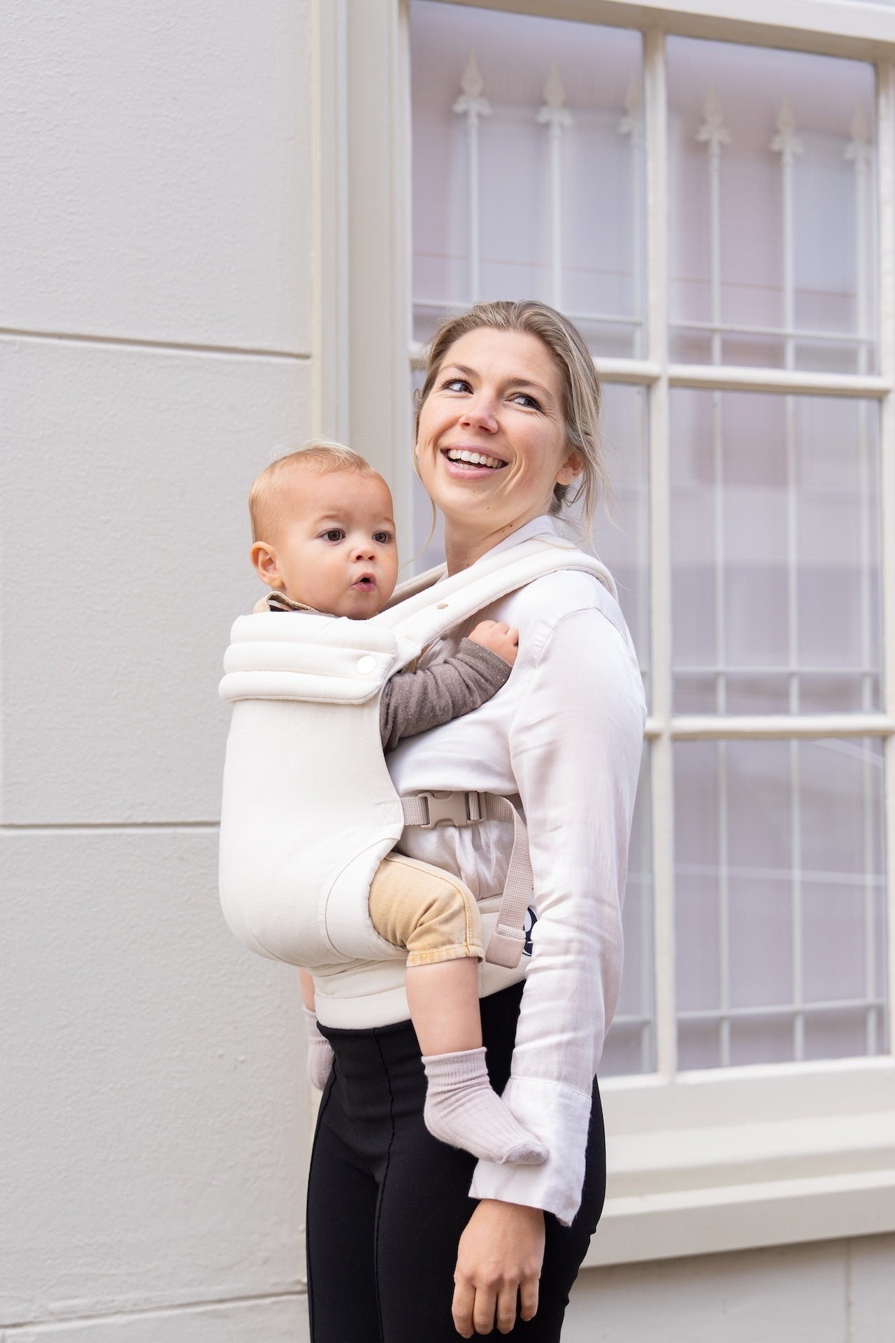 Draagzak baby - Organic Beige