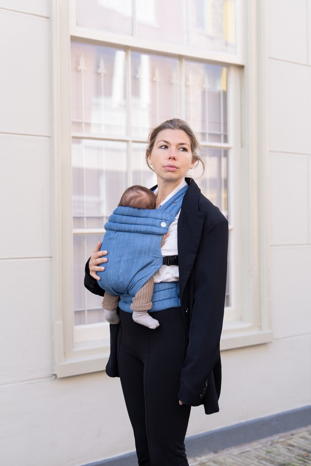 Draagzak baby - Denim Blue