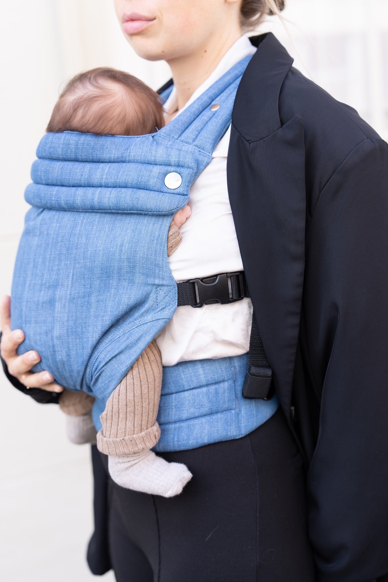 Draagzak baby - Denim Blue