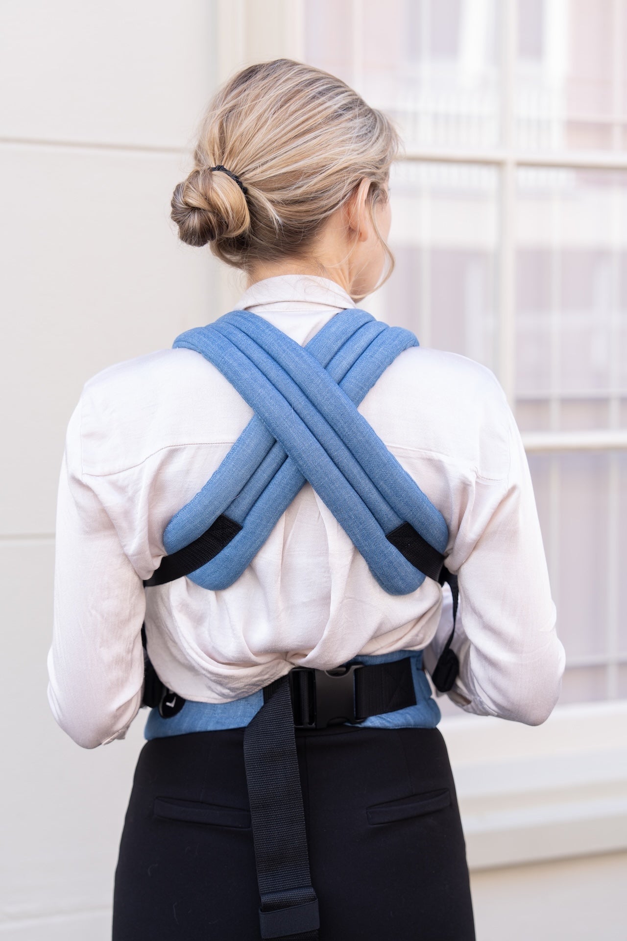 Draagzak baby - Denim Blue