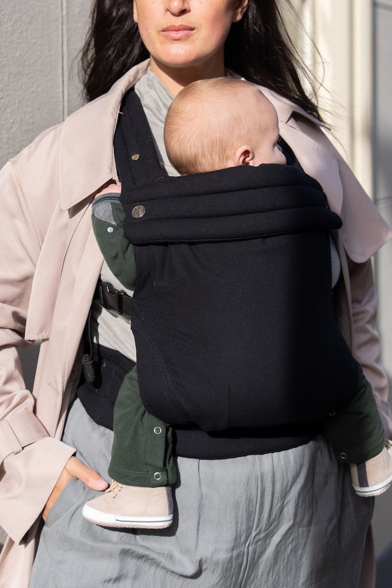 Draagzak baby - Organic Black