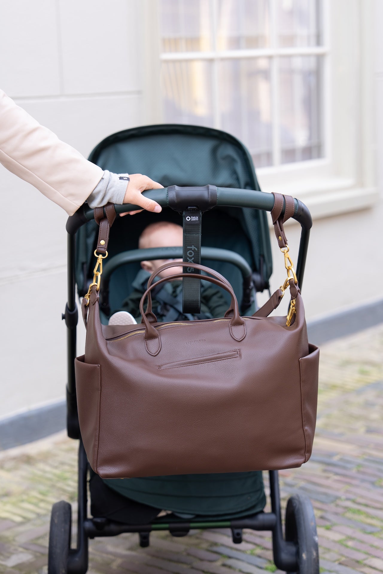 Luiertas - Leather Brown