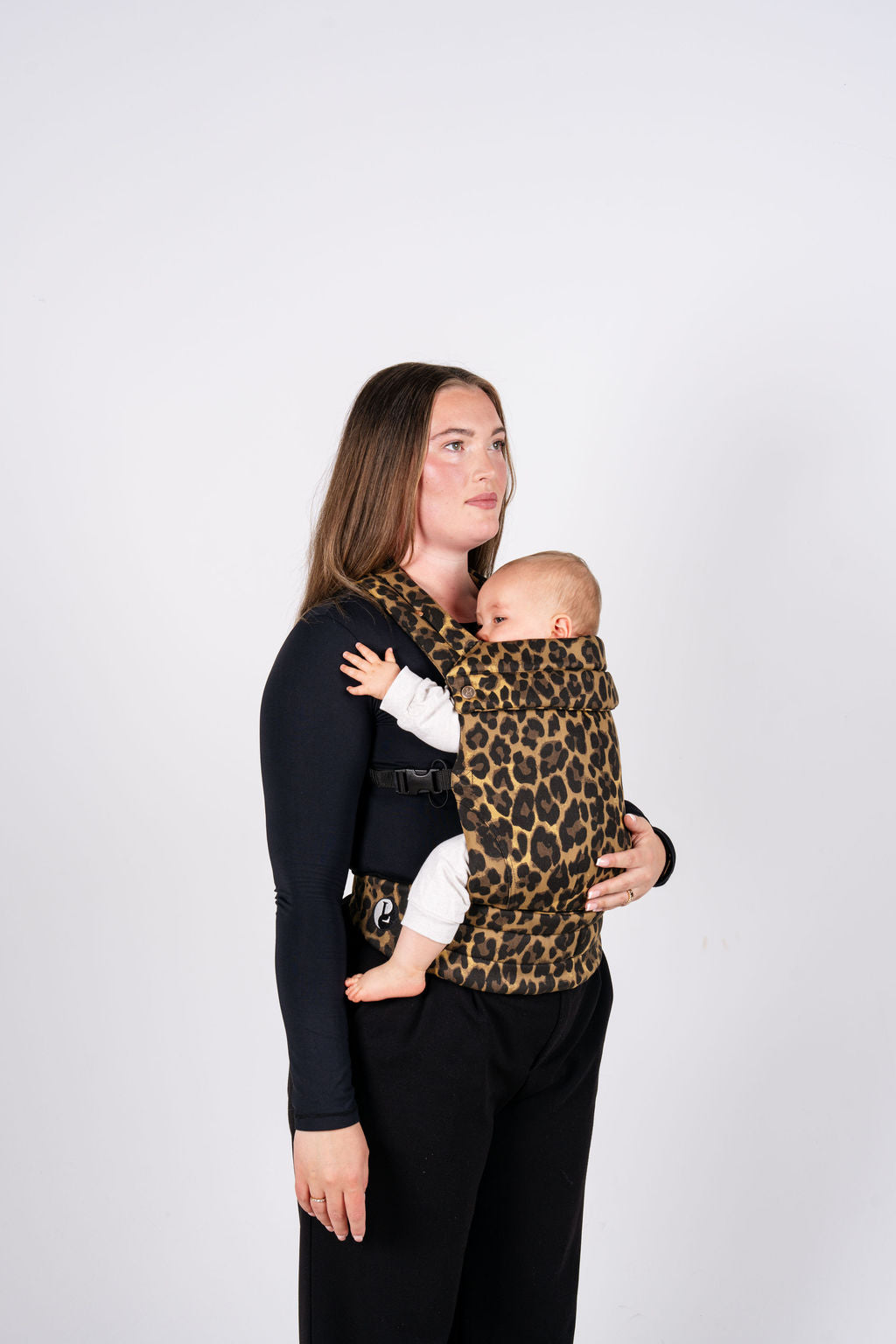 Draagzak baby - Leopard Brown