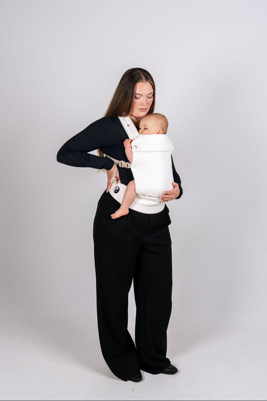 Baby Carrier - Jacquard Blossom White