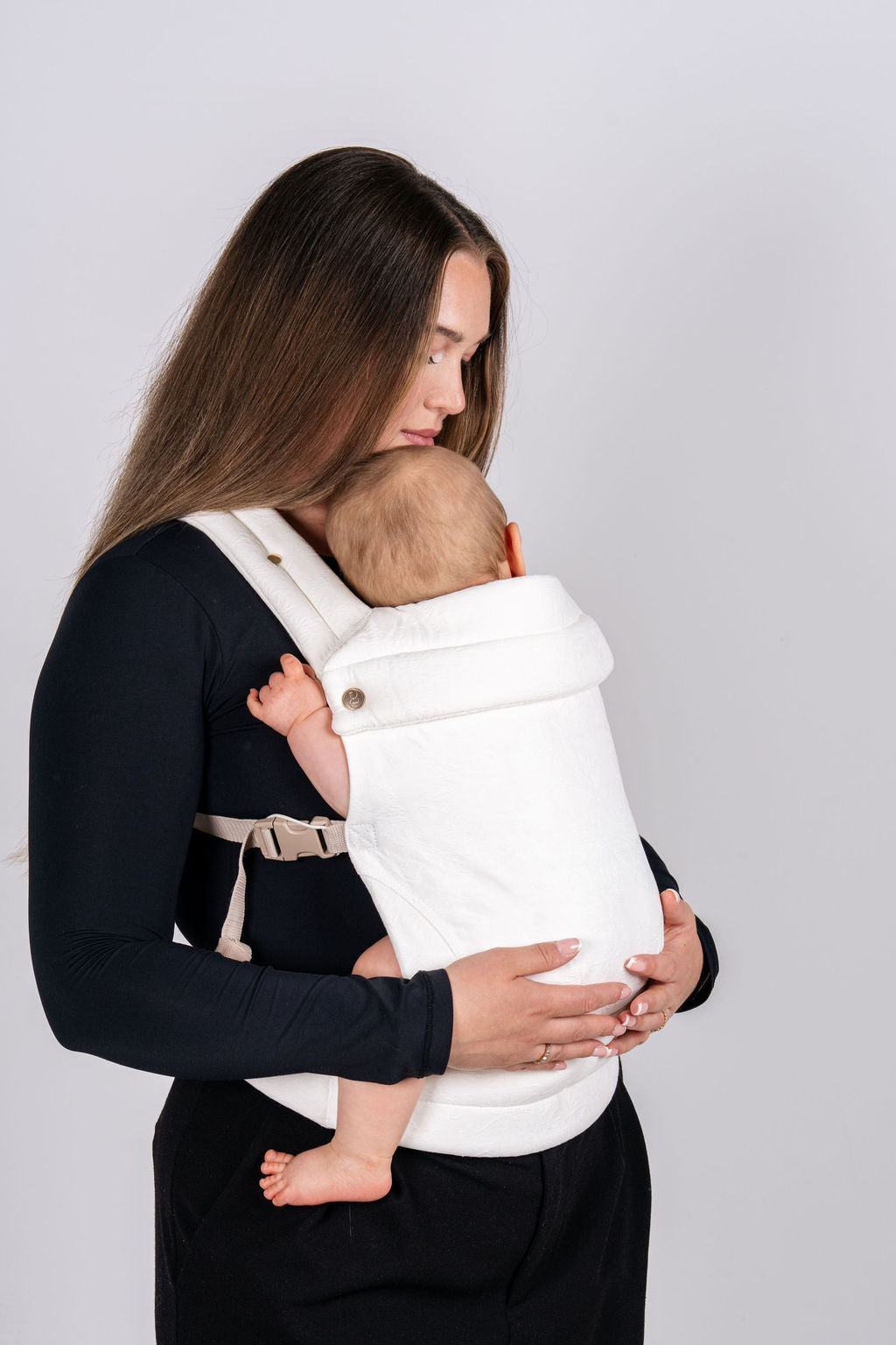 Baby Carrier - Jacquard Blossom White