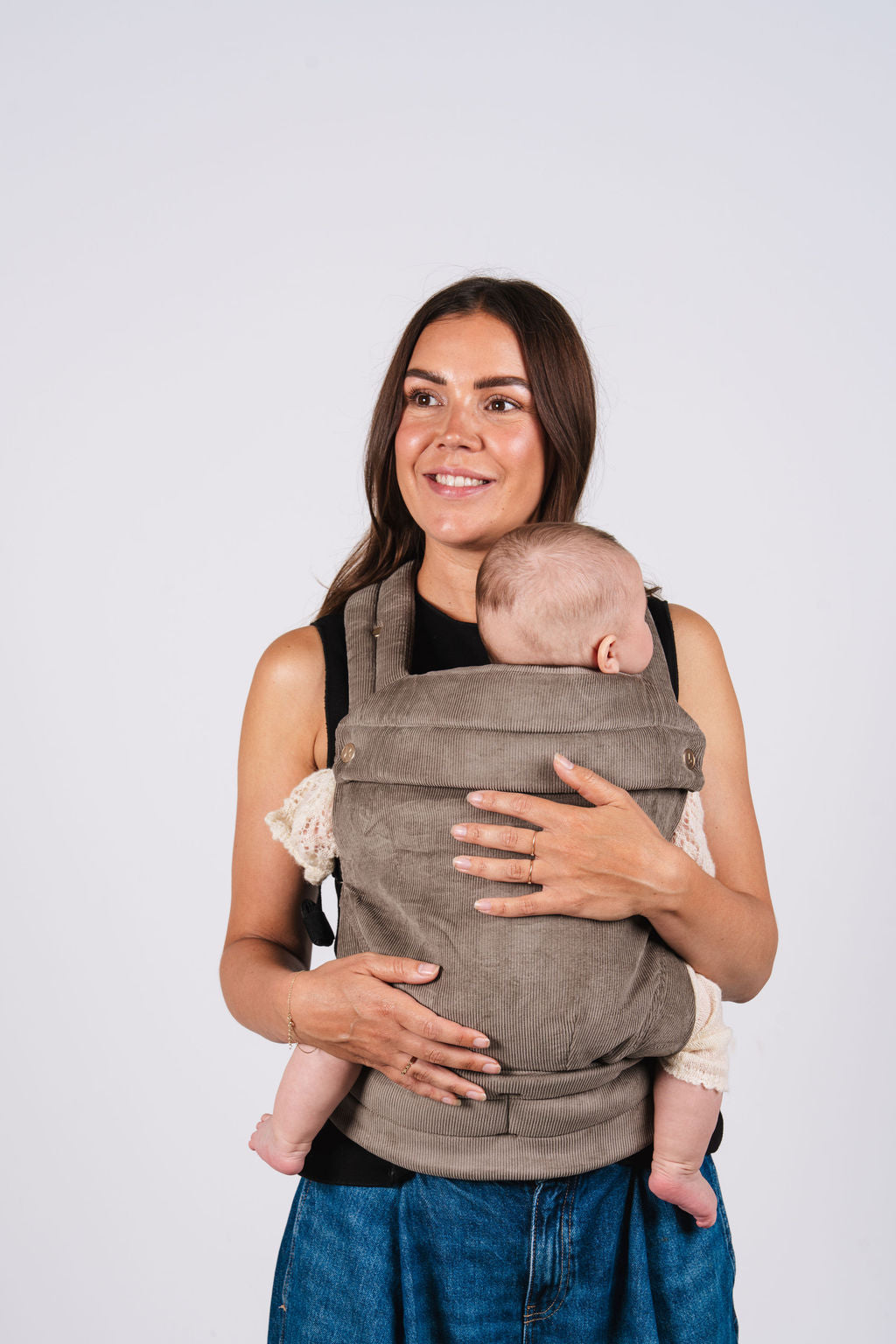 Babytrage – Cord Taupe