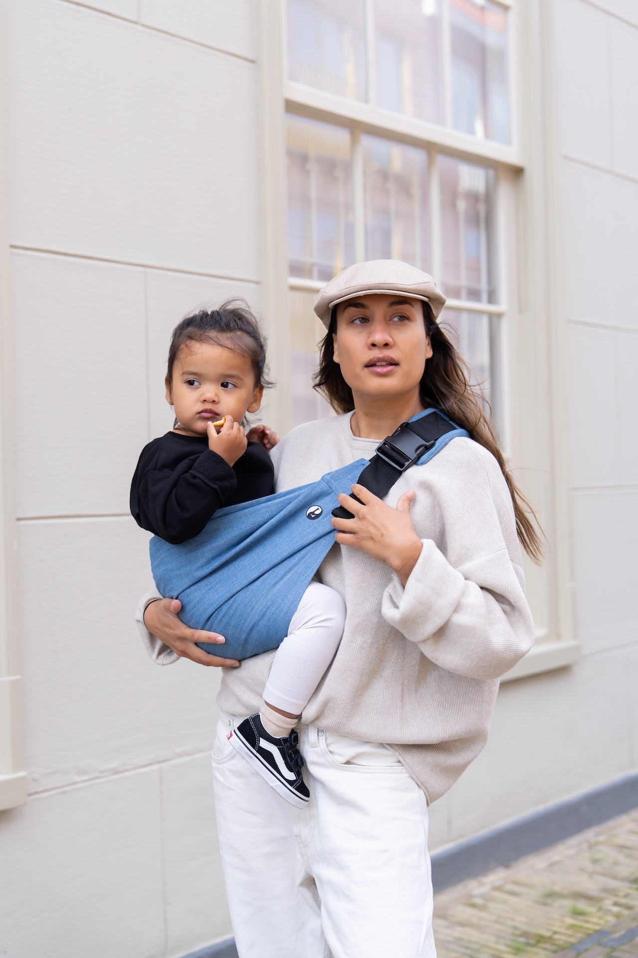 Heupdrager peuter - Denim Blue