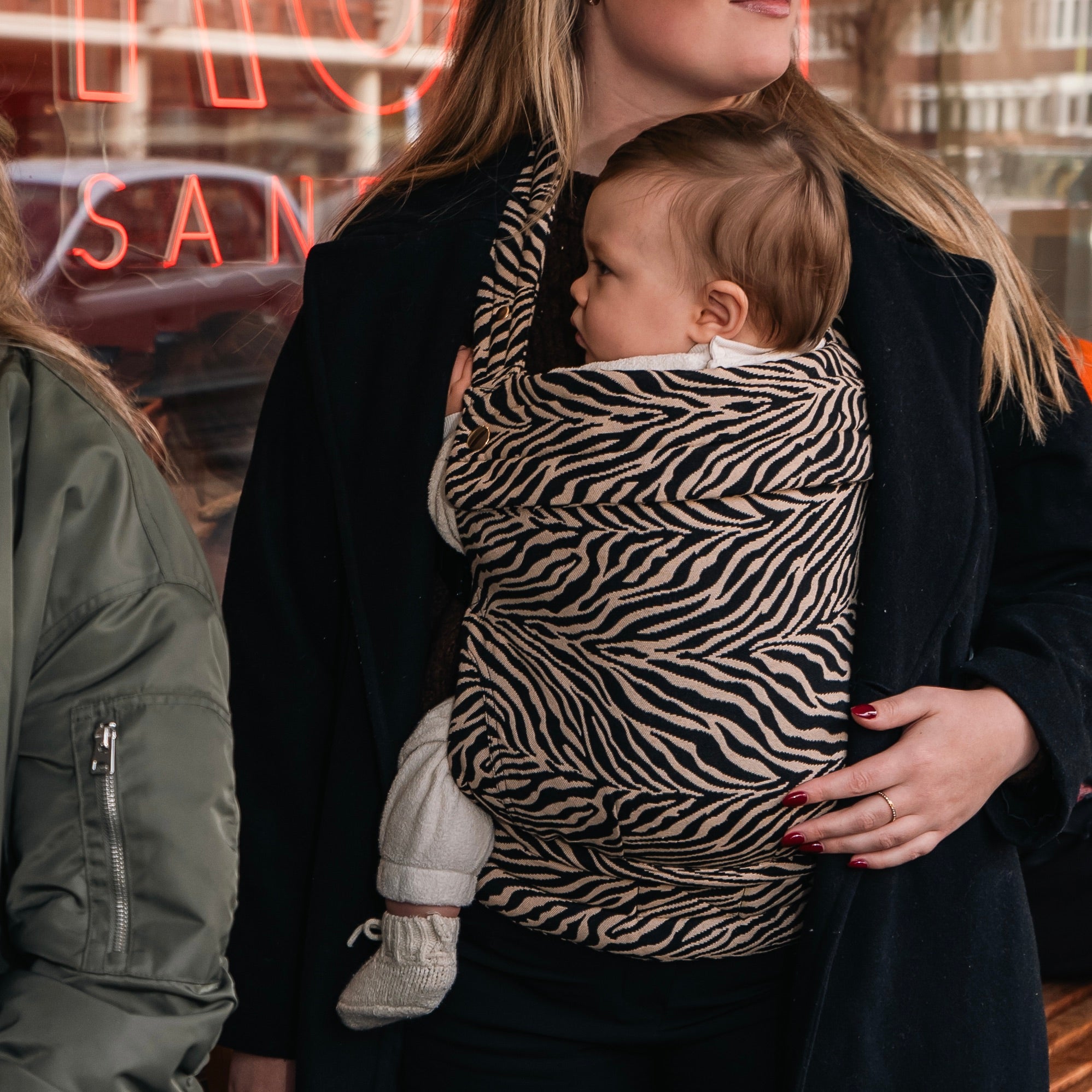 ヘドラ　A-Type＆Baby Baby Carrier - Zebra Brown